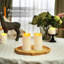 3" x 6" Outdoor Waterproof Flameless Candles, LED Candles, Battery Operated Candles with Remote and Timers, Electric Fake Pillar Candles for Home Decor, Ivory White, Set of 2