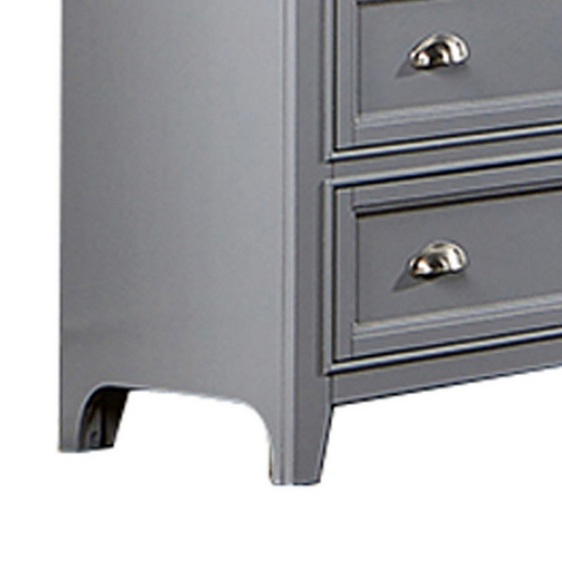 7 - Drawer Dresser, Gray