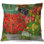Coussin décoratif à fleurs en canapé paris