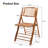 Maleik Wood Patio Folding Chair Folding Chair Set