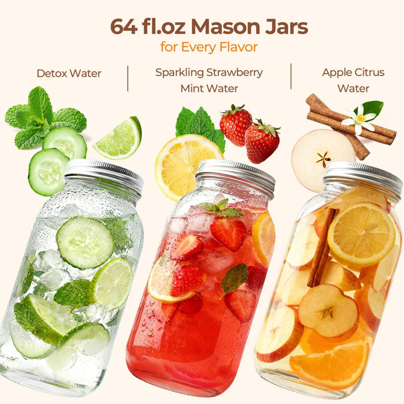 Paquet de 3 bocaux Mason