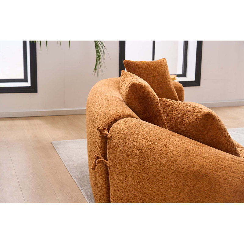 Canapé luxueux et confortable pour le salon avec coussins moelleux, design élégant et matériaux de haute qualité pour une utilisation durable