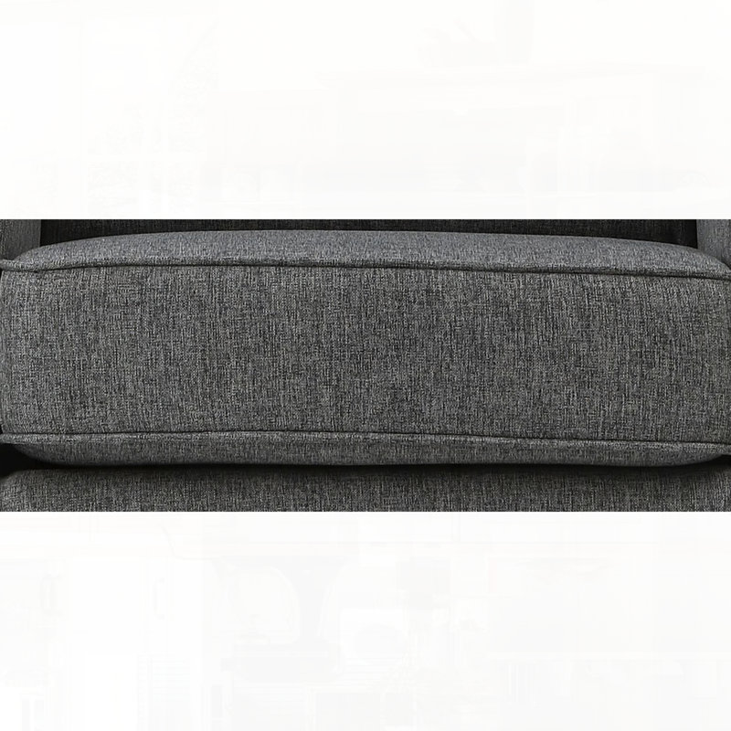 Chaise berçante rembourrée en tissu