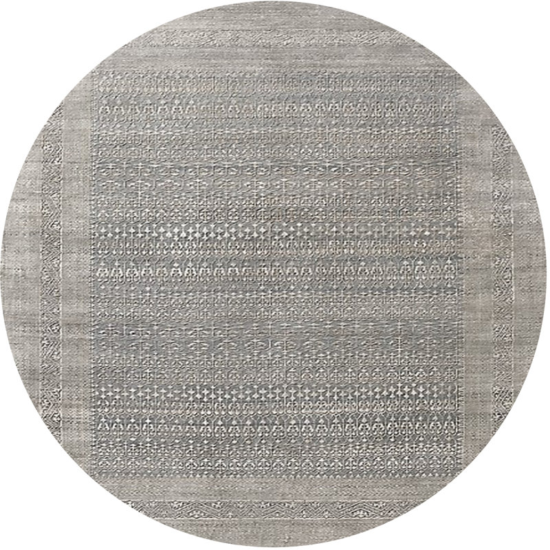 Penitas Oriental Indoor Rug, Round 5'