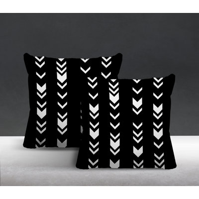  Indoor / Outdoor Geometric Square Throw Pillow