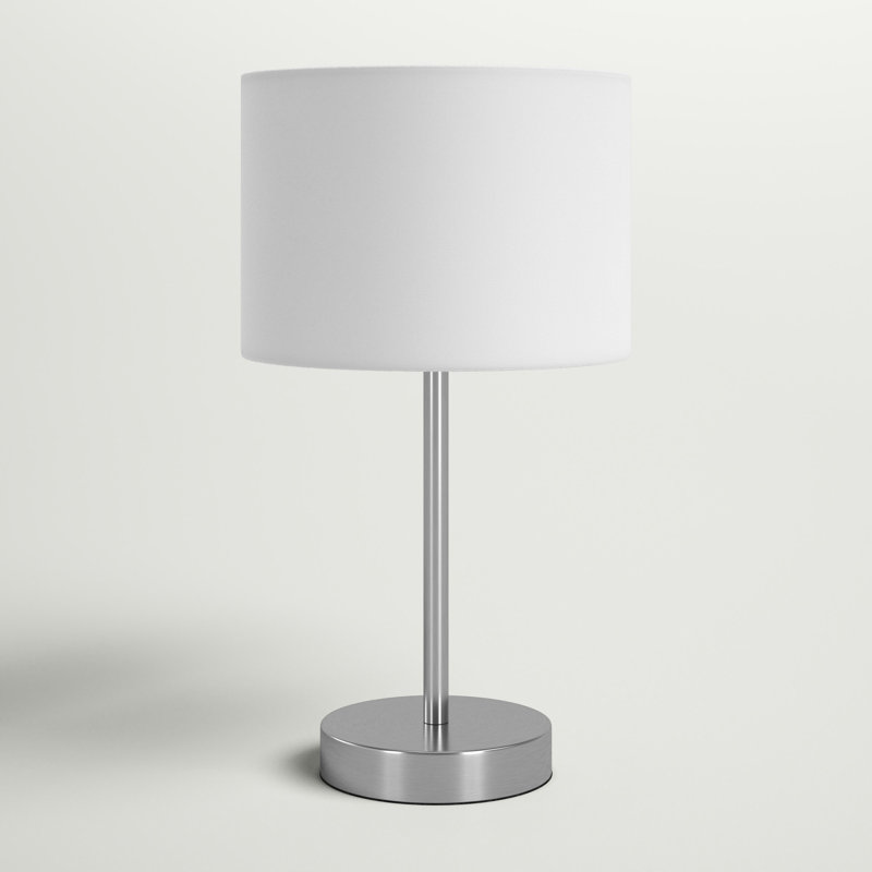 Maia Metal Table Lamp, White