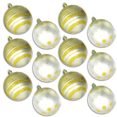 Ensemble d'ornement boule 12 pièces