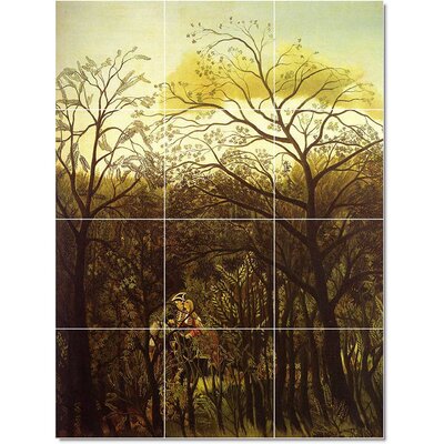 36"" x 48"" Ceramic Painting Decorative Mural Tile 12"" x 12 -  Picture-Tiles.com, W23093-XL