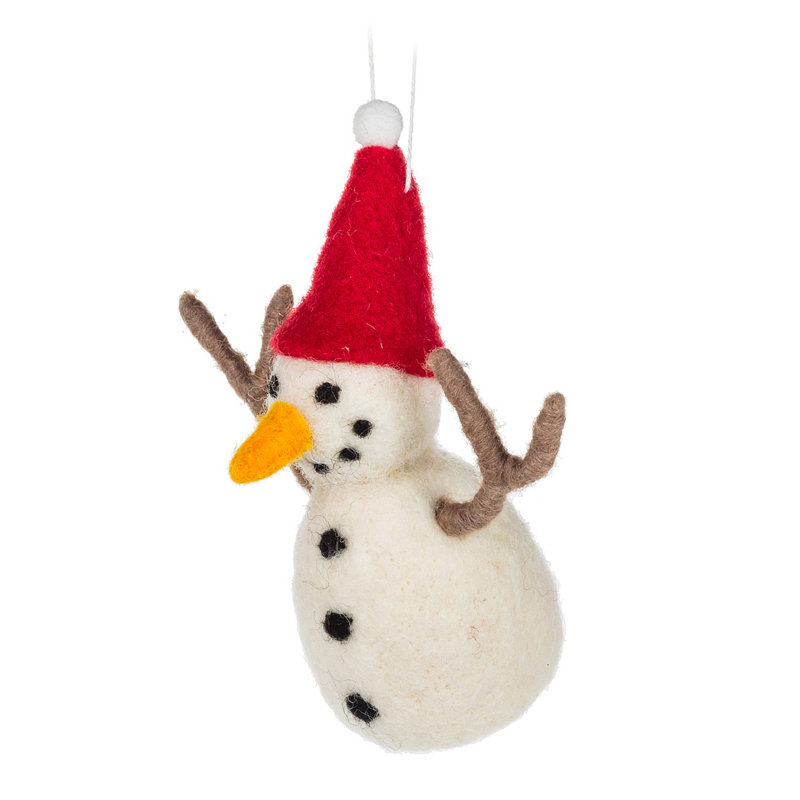 Ornement suspendu bonhomme de neige