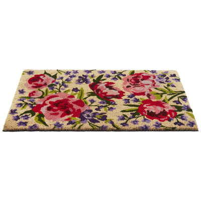 Peony Garden Outdoor Doormat