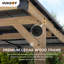 Pavillon de jardin d'extérieur en bois 10 pi x 12 pi Sunjoy
