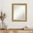 Carter Dark Gold Beveled Wood Framed Wall Mirror-118340211