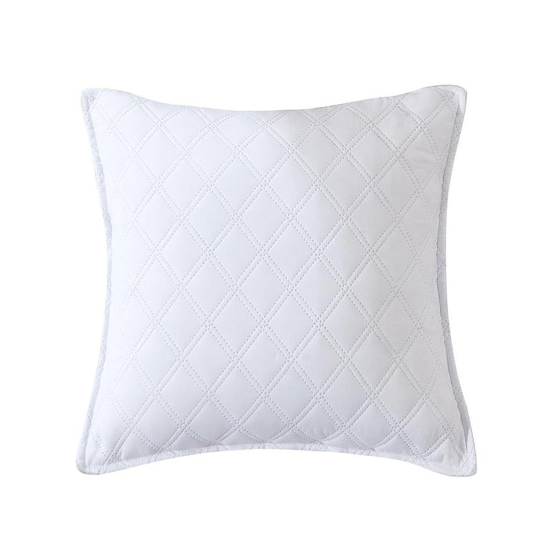 Elegant Comfort Inspiration Embossed Cushion Cover – Soft Textured Decorative Pillowcase in Premium Polyester, White
