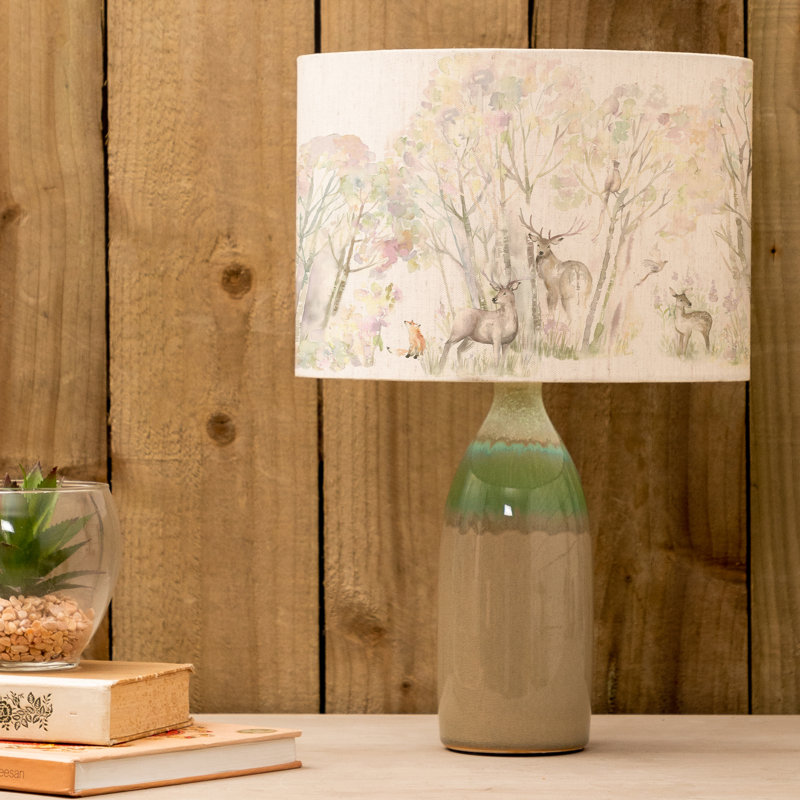 Enchanted Forest Ceramic Table Lamp