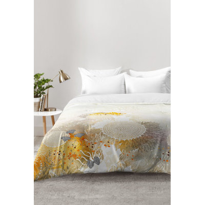 Deny Designs Comforter Set In Grey,gold
