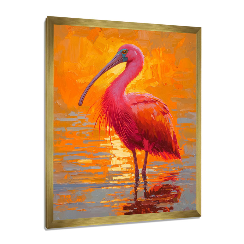 Aydriana - Animals Canvas Art Print, H 44 po x l 34 po, Doré, Picture Framed