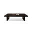 Table basse noire en bois massif-1103329479