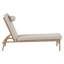 196cm Long Reclining Single Chaise with Cushions