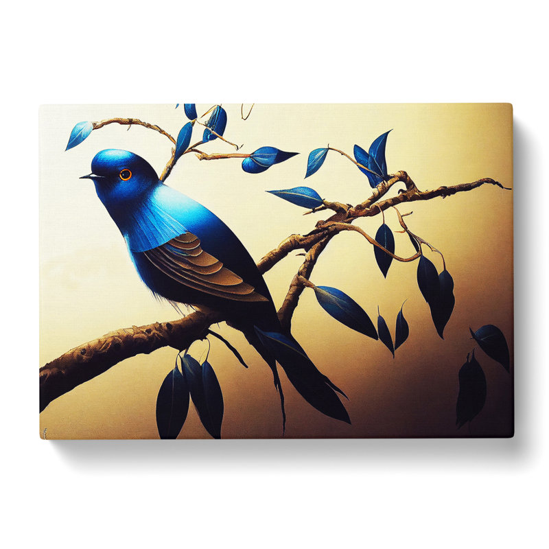 Picturesque Swallow Bird - Wrapped Canvas, 40cm H x 60cm W x 3cm D