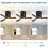 52-Inch Ceiling Fan With Light, 3 Wood Blades, Remote Control, Reversible DC Motor For Living Room (Black+Dark Walnut)