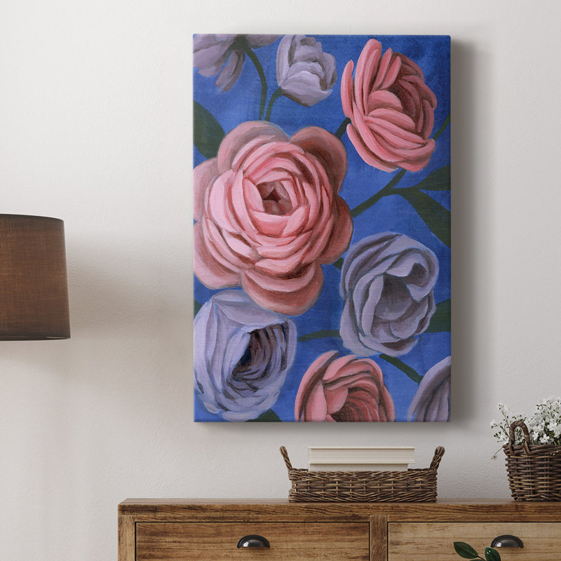 Layered Petals II - galerie sur mesure Cavas, H 48 po x l 32 po