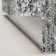 Vintage Distressed Dark Gray Non-Slip Washable Area Rug