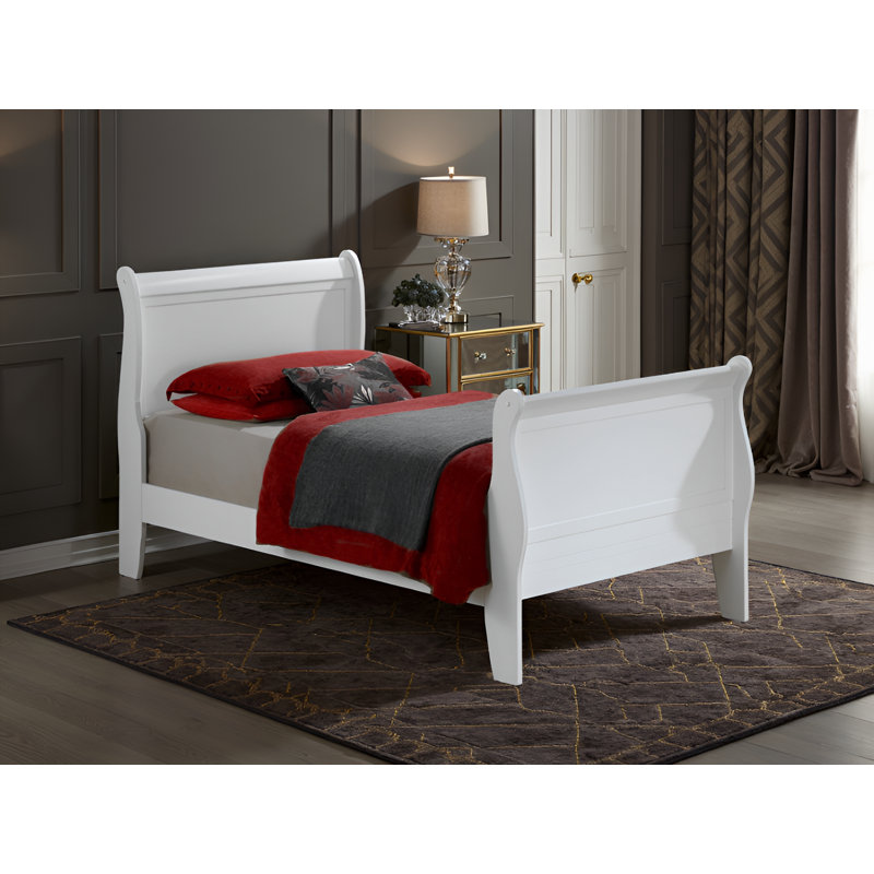 Ensemble de 2 lits-bateau simple Roskilde, Lit simple, Blanc