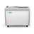 Glass Top Commercial Ice Cream Display Freezer