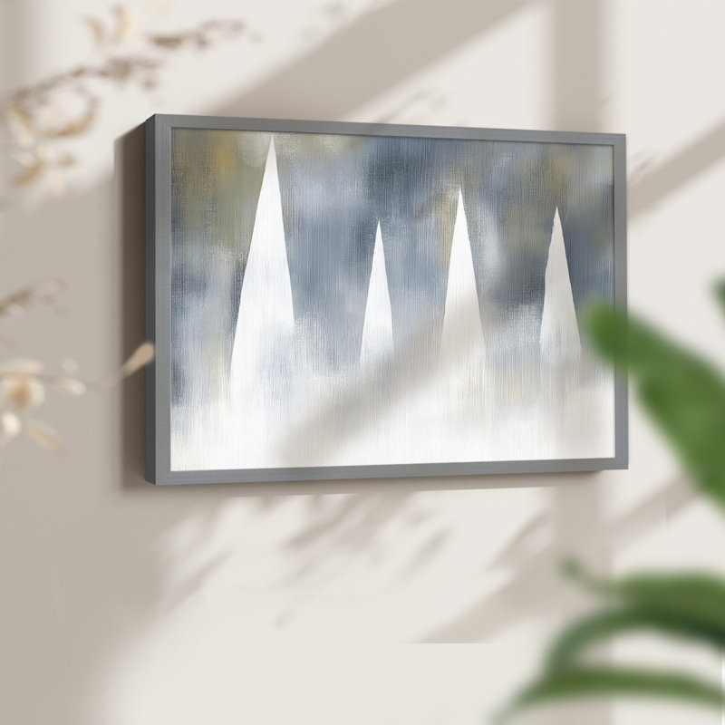 Chirstmas Art-CX - Reproduction encadrée - Restickable, H 16 po x l 20 po, Gris