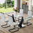 Nhieu 4 - Person Pedestal Dining Set-632656984-632656990
