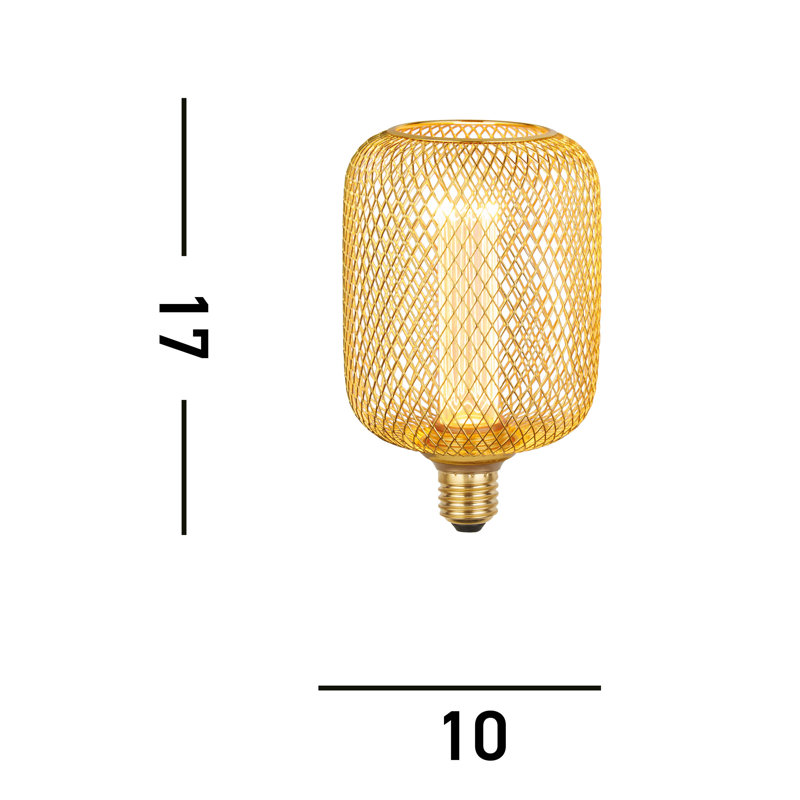 3.5W E27 Dimmable LED Globe Light Amber