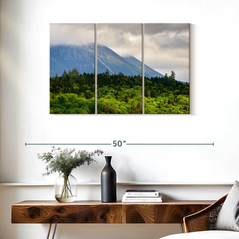 Alvord Mt. Katahdin Lush Forest, H 24 po x l 38 po