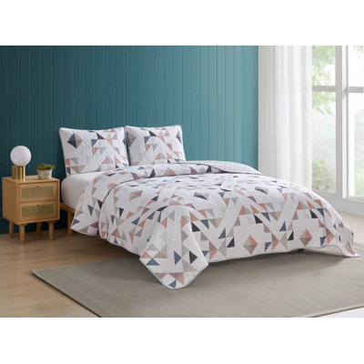 Yalisa Cotton Geometric Quilt