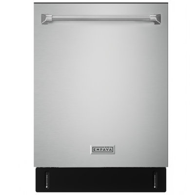 24 In. Top Control 8-cycle Built-in Tall Tub Dishwasher With 15 Place Settings And 45 Db Noise Level In Stainless Steel