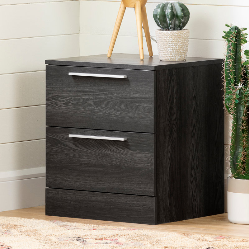 Step One Essential 2 - Drawer Nightstand, Gray