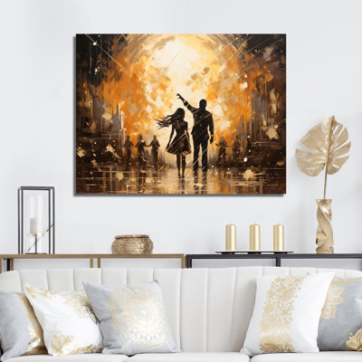 Disco Dazzle Dancer Complicity sur toile