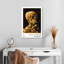 Crâne avec une affiche d'exposition Van Gogh-1303920717