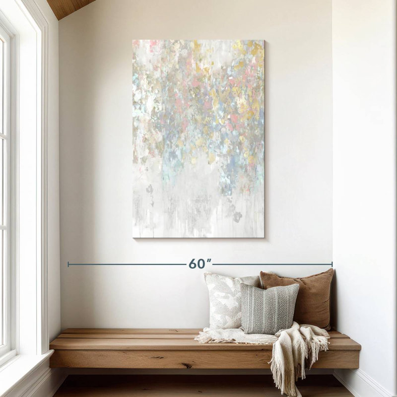 Avery Cascade Pink, 45" H x 30" W