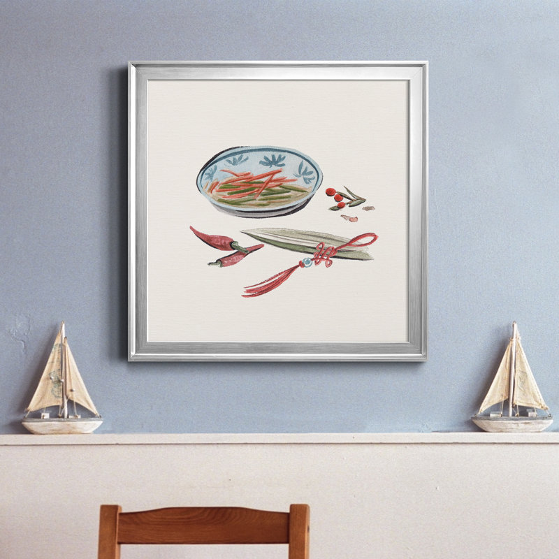 Toile encadrée The Way Home VI-Premium - prête à être accrochée, Toile avec cadre argenté, H 30,5 po x l 30,5 po x P 1,5 po