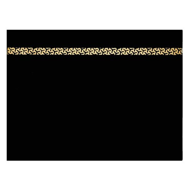 Black Frosted Glass Striped Placemat