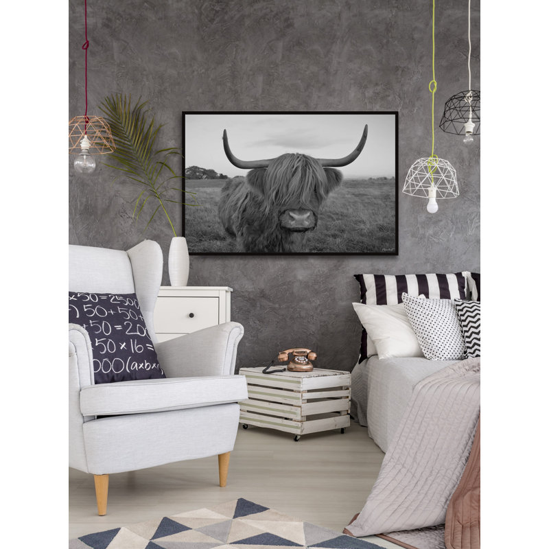 Covered Eyes - Print, Floater Black Framed Canvas, 101cm H x 101cm W x 3.81cm D