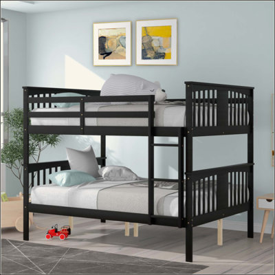 Bunk Bed With Ladder For Bedroom, Guest Room Furniture