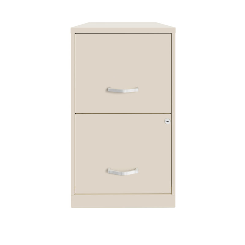 Stone 2-Drawer Lockable Vertical Metal File Cabinet