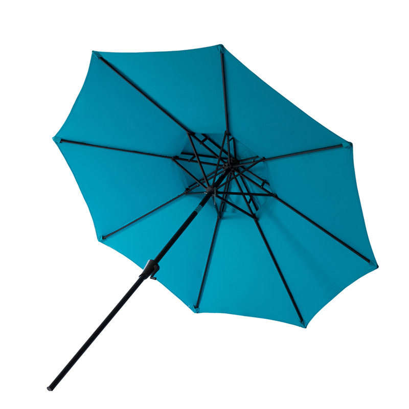 Parasol de marché Fruge 108 po, Bleu turquoise