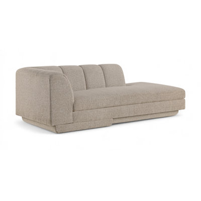 Chaise avec accoudoirs droit en tissu Chiquita
