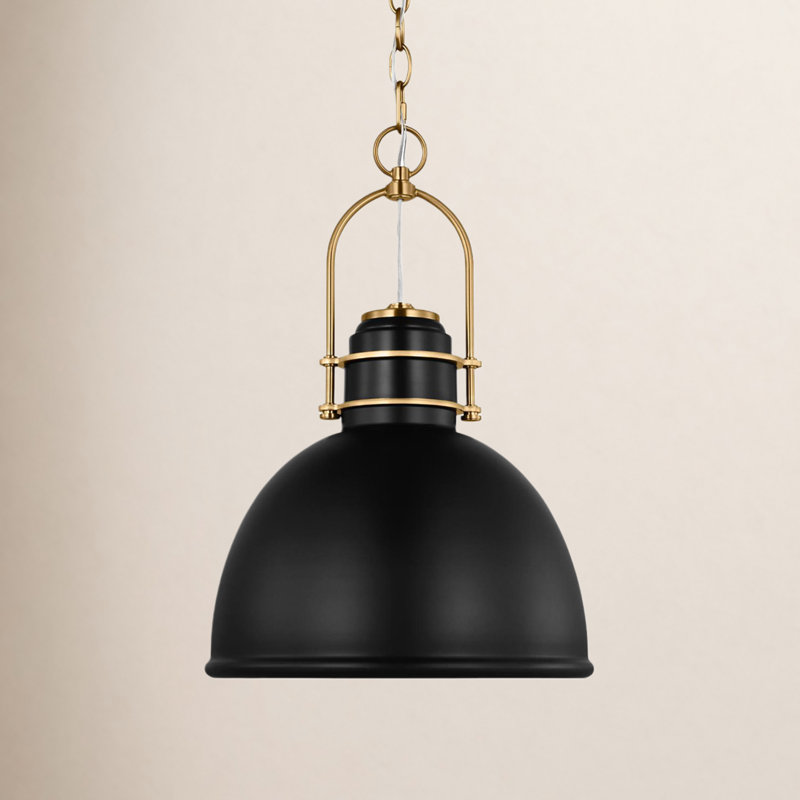 Cosette Risco 1 - Light Dome Pendant, Midnight Black