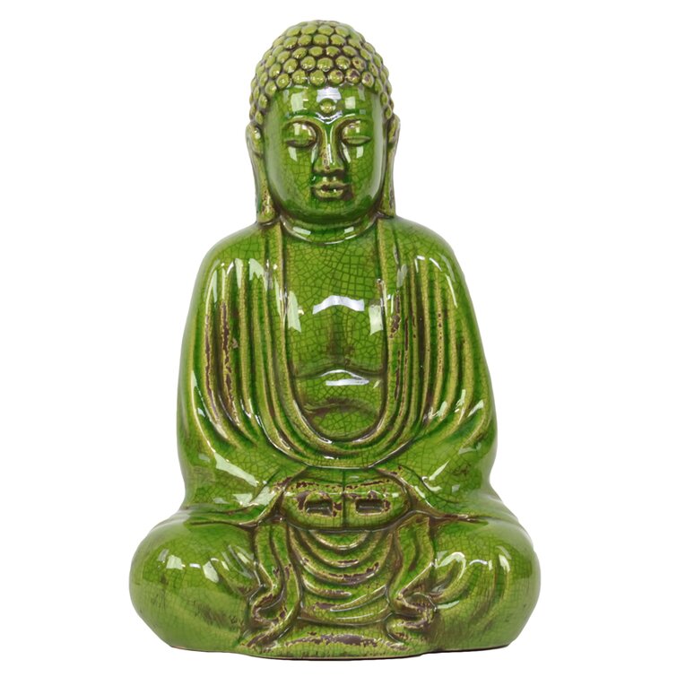 TOYANDONA Solarbetriebene Maitreya Buddha Figur Germany