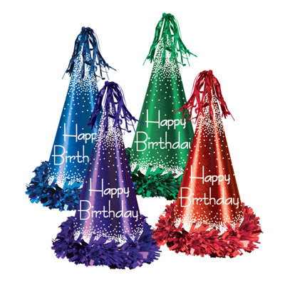 Chapeaux de fête à franges