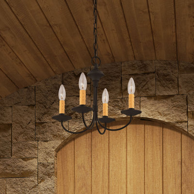 Analycia 4 - Light Dimmable Classic / Traditional Chandelier