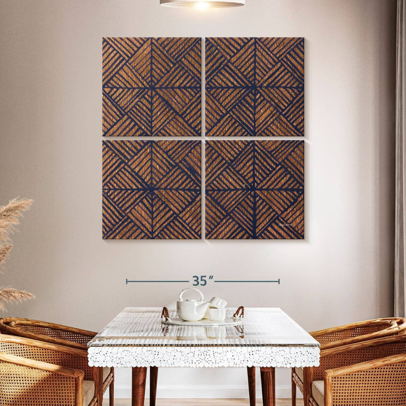 Copper Pattern, 45" H x 45" W